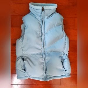 Light Blue Kids Puffer Vest Size 4